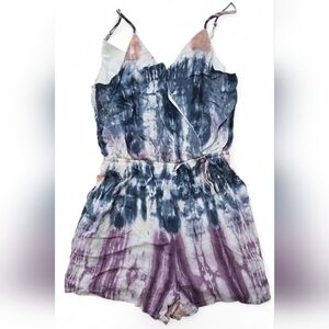 One ❤️ Clothing Tie Dye Romper Womens Size Small